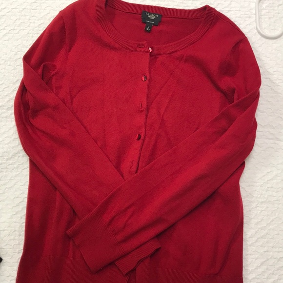 Talbots Sweaters - Talbots red cardigan - size medium - worn lightly